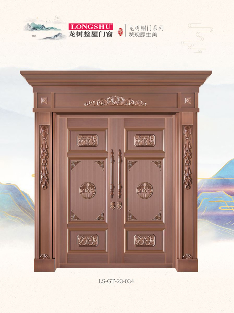 熊猫体育艺术铜门，熊猫体育整屋门窗，熊猫体育纯铜门