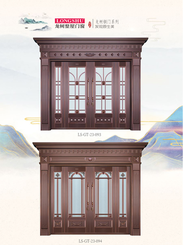 熊猫体育艺术铜门，熊猫体育整屋门窗，熊猫体育纯铜门